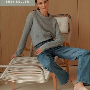 JENNI KAYNE
Cashmere Fisherman Sweater ( used size xs )